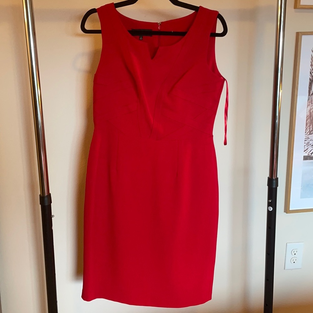 Jones New York Red midi dress